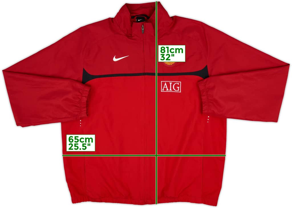 2010-11 Manchester United Nike Track Jacket - 8/10 - (XXL)