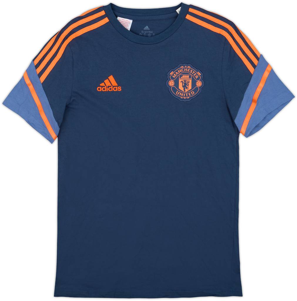 2022-23 Manchester United adidas Cotton Tee - 6/10 - (L.Boys)