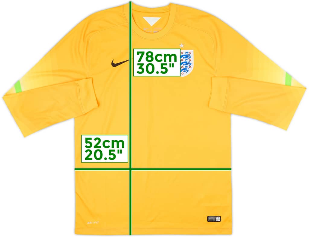 2014-15 England GK Shirt - 9/10 - (M)