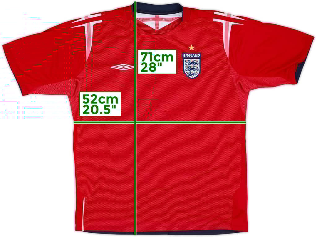 2004-06 England Away Shirt - 5/10 - (L)