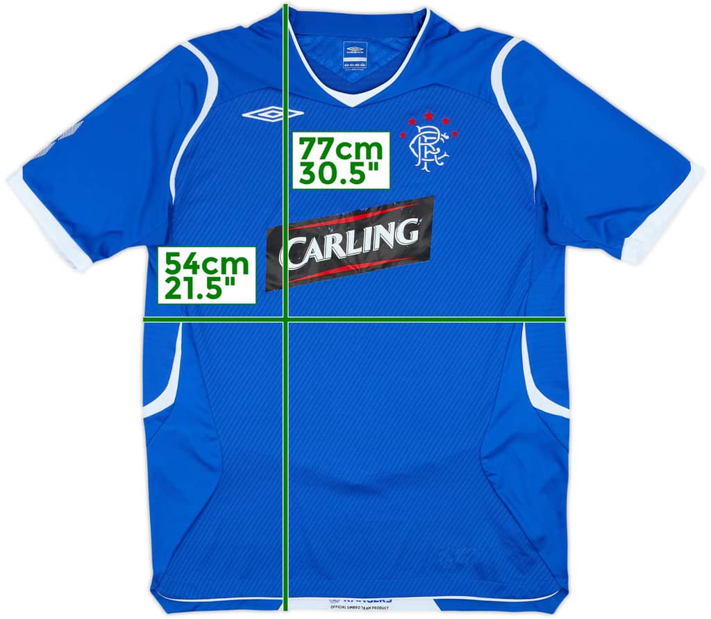 2008-09 Rangers Home Shirt - 5/10 - (L)