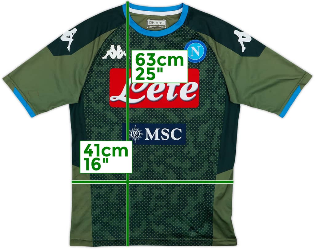 2013-14 Napoli Visitante Camiseta - 8/10 - (L.Boys)