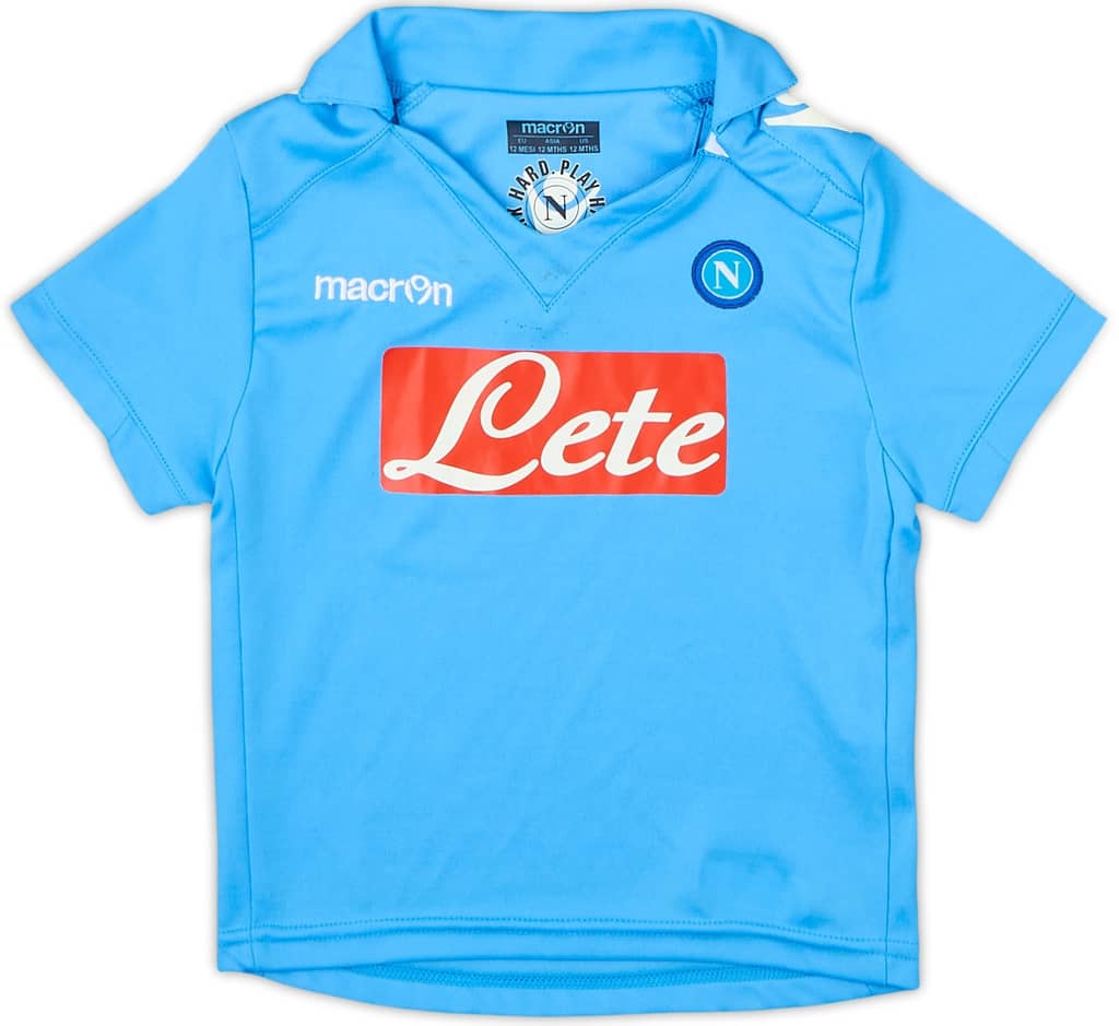 2014-15 Napoli Home Shirt - 8/10 - (9-12 Months)