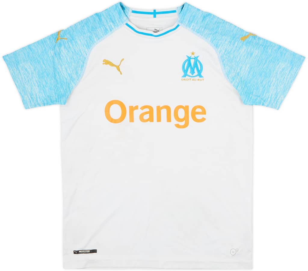 2018-19 Olympique Marseille Home Shirt - 5/10 - (XL.Boys)