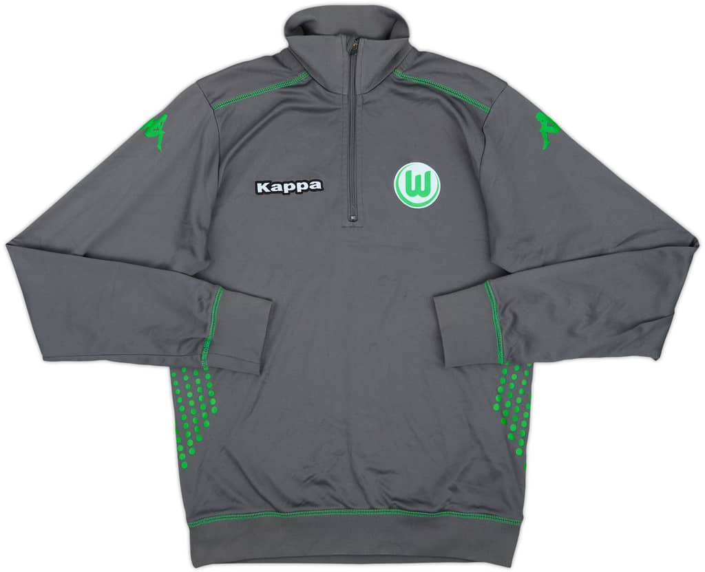 2014-15 Wolfsburg Kappa 1/4 Zip Drill Top - 8/10 - (S)