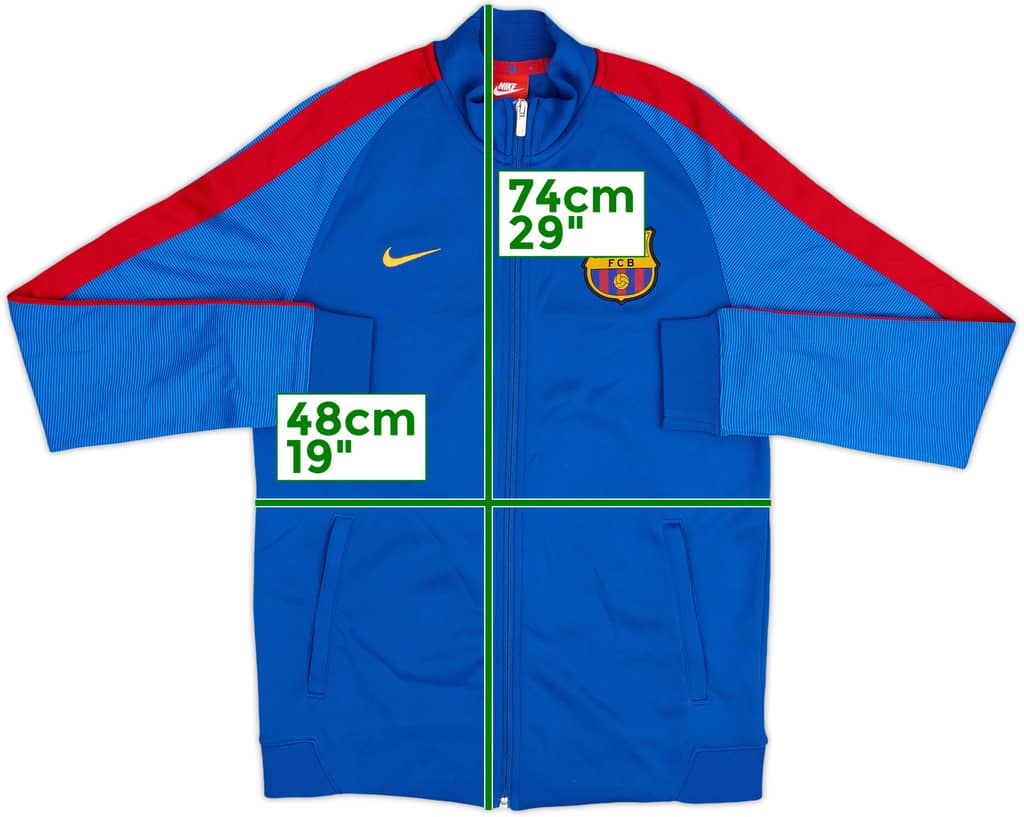 2017-18 Barcelona Nike Track Jacket - 8/10 - (M)