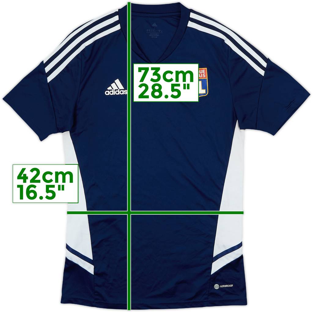 2021-22 Lyon adidas Training Shirt - 8/10 - (S)