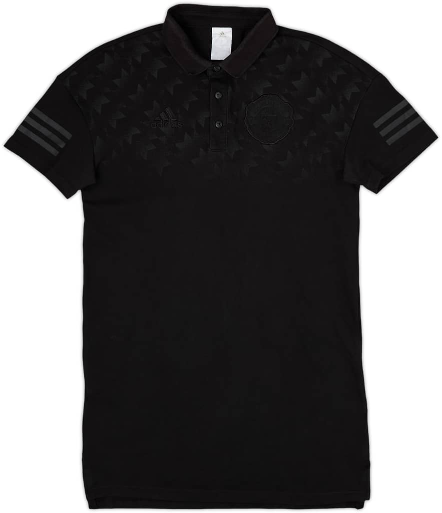 2017-18 Manchester United adidas Polo Shirt - 8/10 - (S)