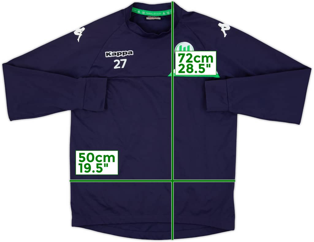 2014-15 Wolfsburg Player Issue Kappa Drill Top #27 (M. Arnold) - 7/10 - (M)