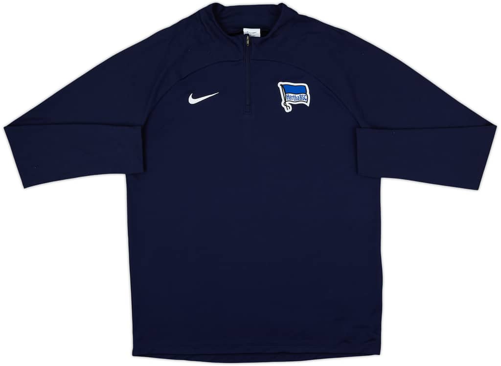 2022-23 Hertha Berlin Nike 1/4 Zip Training Top - 8/10 - (L)