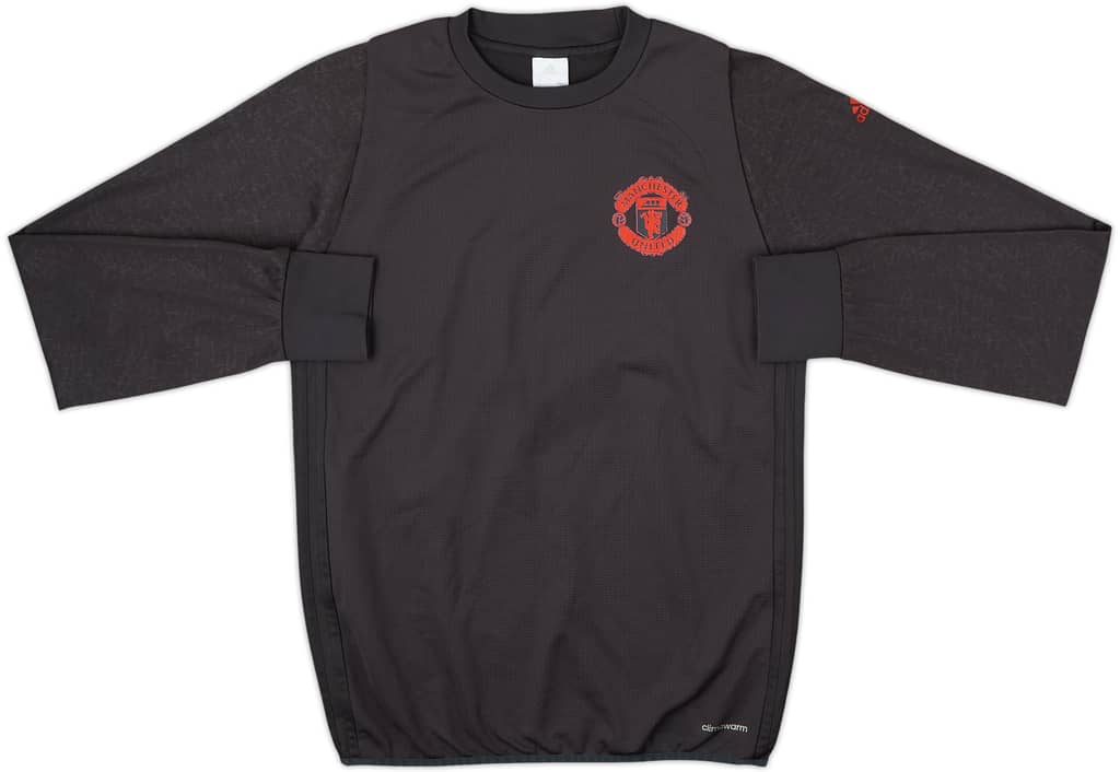2016-17 Manchester United adidas Sweat Top - 7/10 - (S)