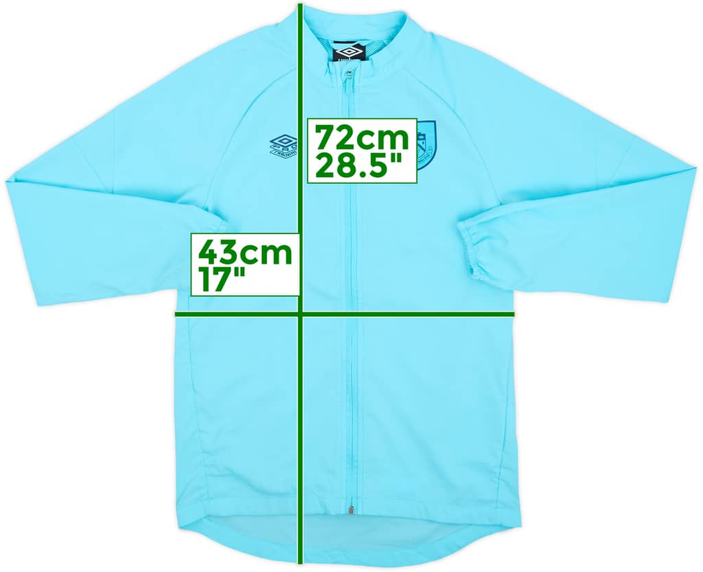 2019-20 Burnley Umbro Track Jacket - 8/10 - (L.Boys)
