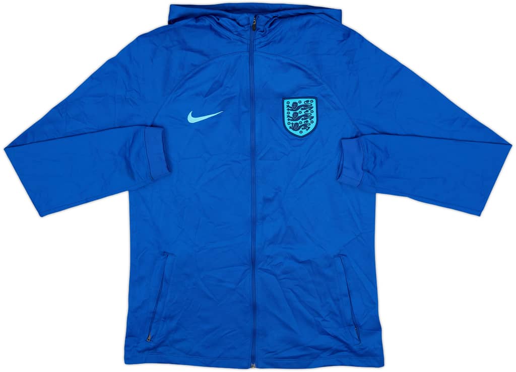 2022-23 England Nike Hooded Track Jacket - 7/10 - (XL.Boys)