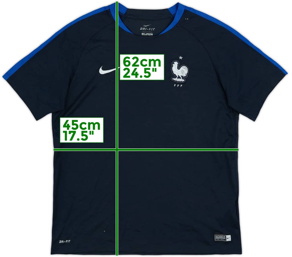 Camiseta de entrenamiento Nike de Francia 2016-17 - 6/10 - (XL.Niños)
