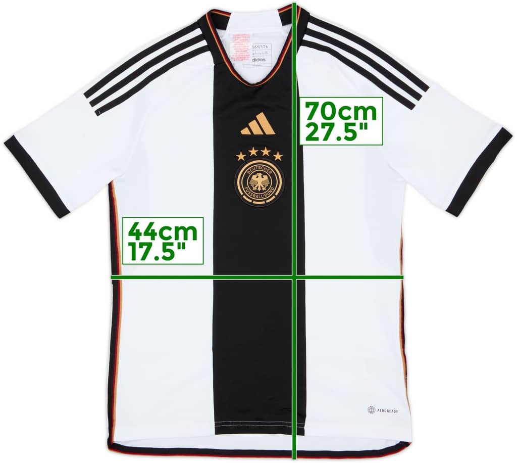 2022-23 Germany Home Shirt - 8/10 - (XL.Boys)