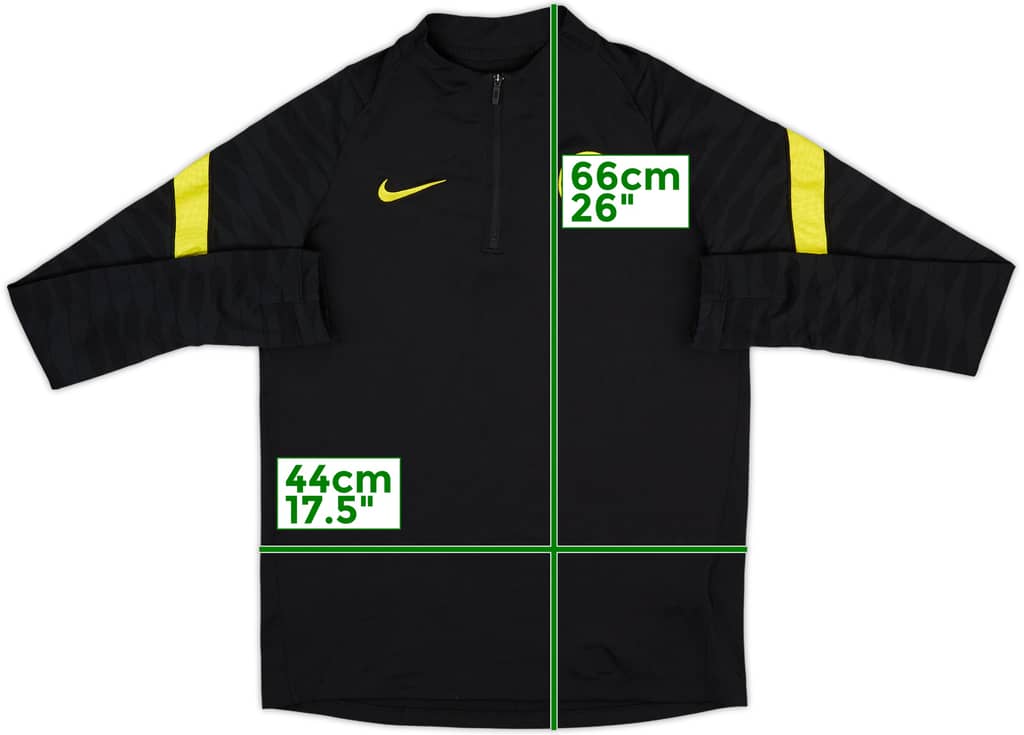 2021-22 Chelsea Nike 1/4 Zip Drill Top - 8/10 - (XL.Boys)