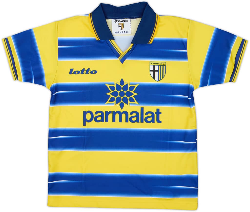 Camiseta Básica de local del Parma 1998-99 - 9/10 - (S. Niños)