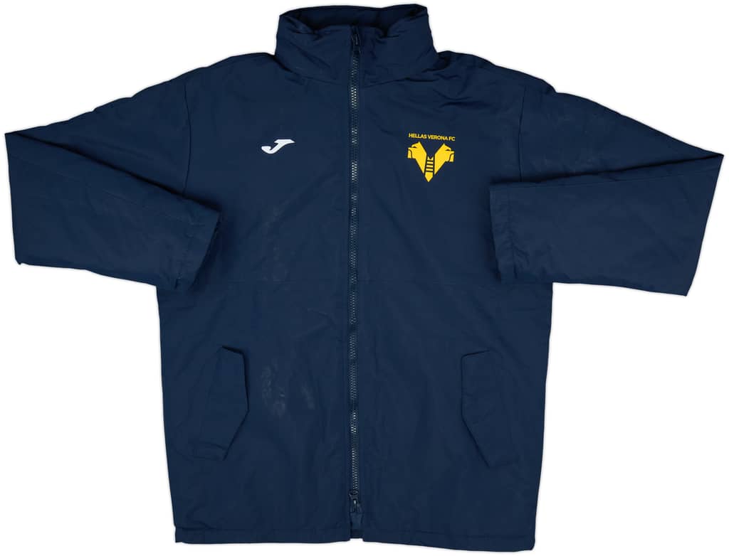 2023-24 Hellas Verona Joma Padded Bench Coat - 7/10 - (L)