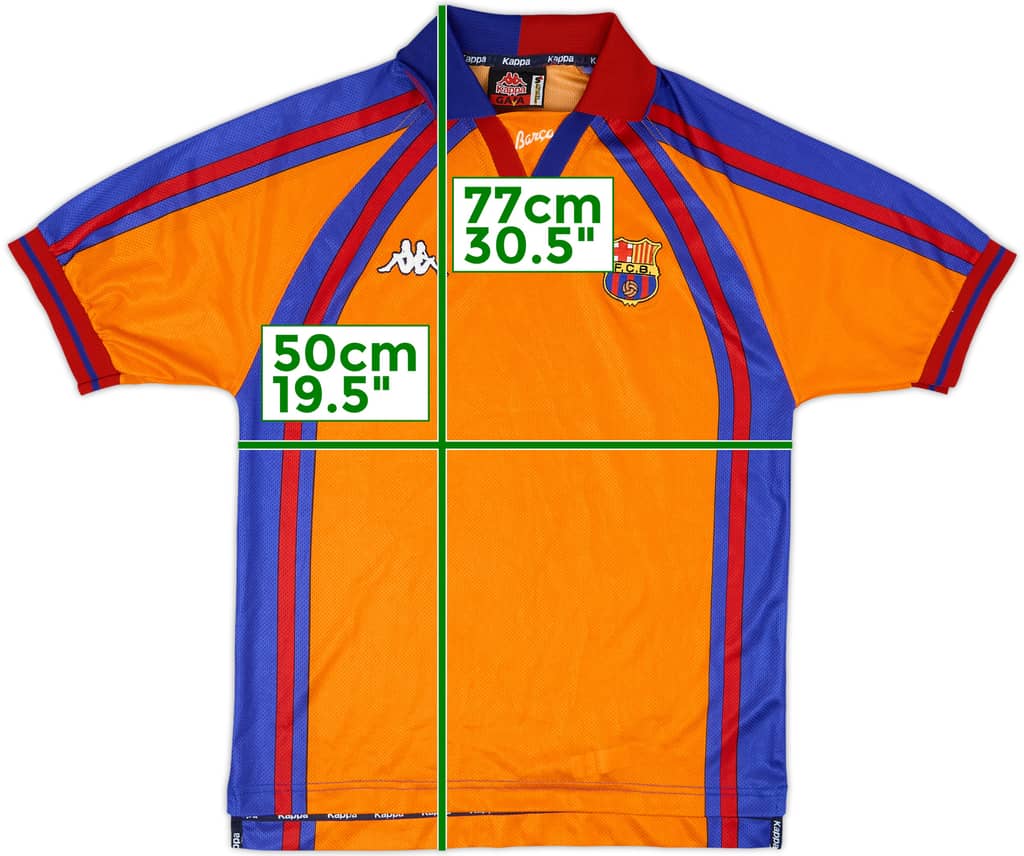 1997-98 Barcelona European Away Shirt - 9/10 - (S)