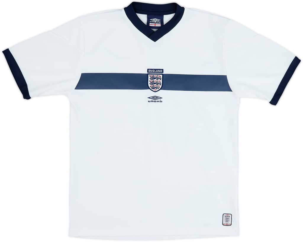 2000-01 England Umbro Training Shirt - 8/10 - (M)