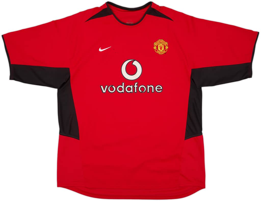 2002-04 Manchester United Home Shirt - 4/10 - (XL)