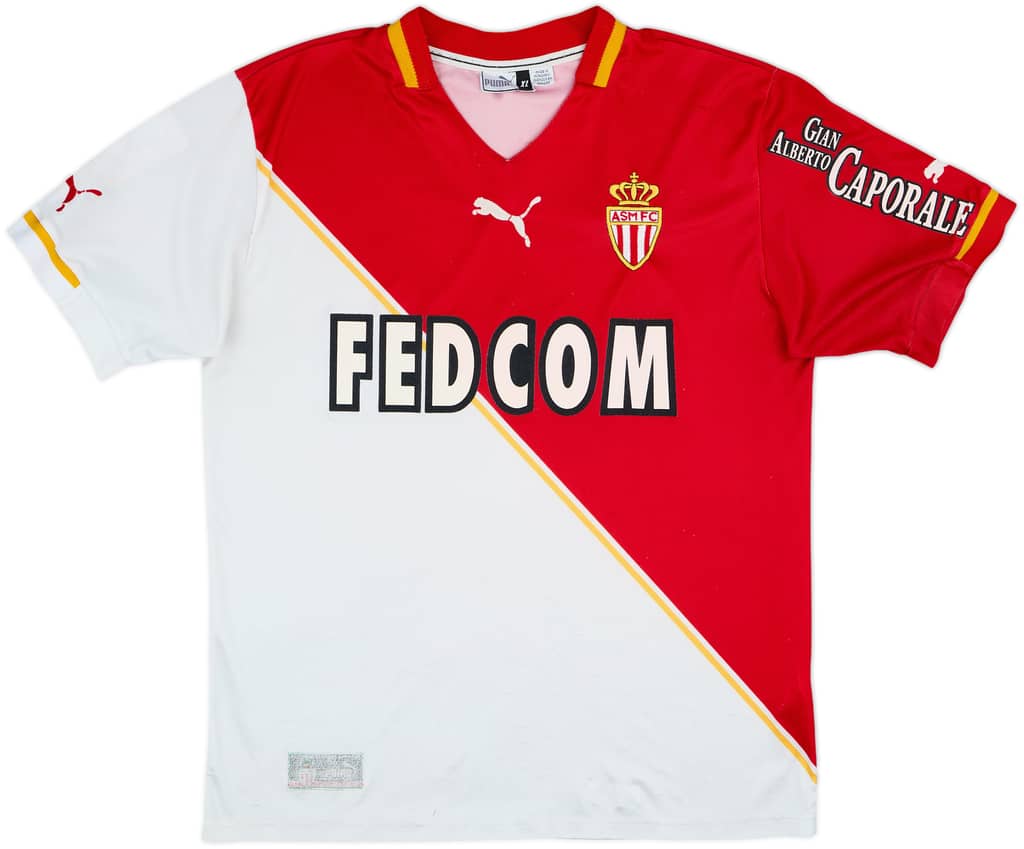 2001-02 Monaco Home Shirt - 6/10 - (XL)