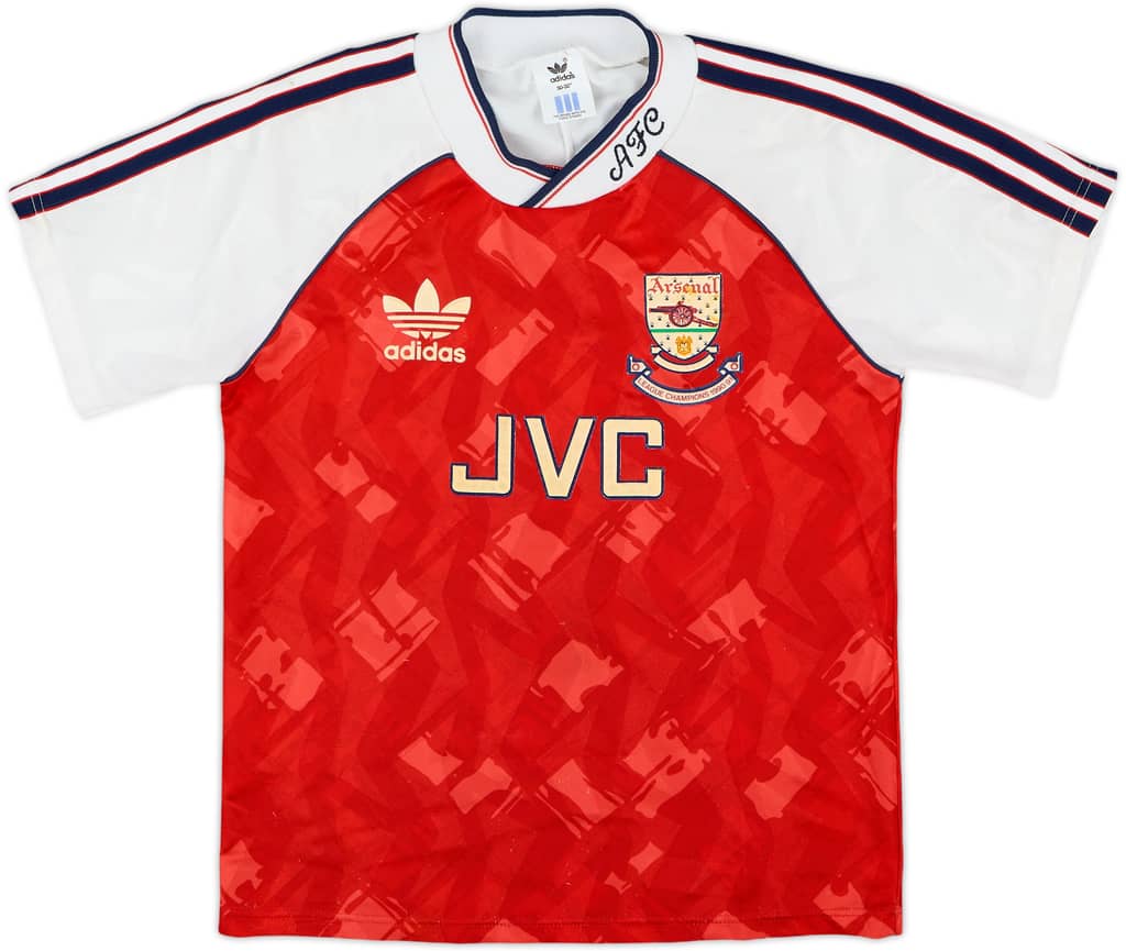 1990-92 Arsenal Home Shirt - 6/10 - (M.Boys)
