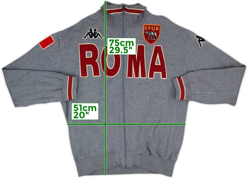 2009-10 Roma Kappa Track Jacket - 7/10 - (XL)