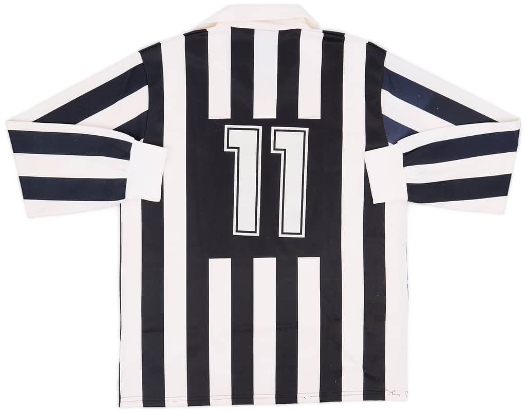 1989-90 Juventus Basic Home L/S Shirt #11 - 6/10 - (L)