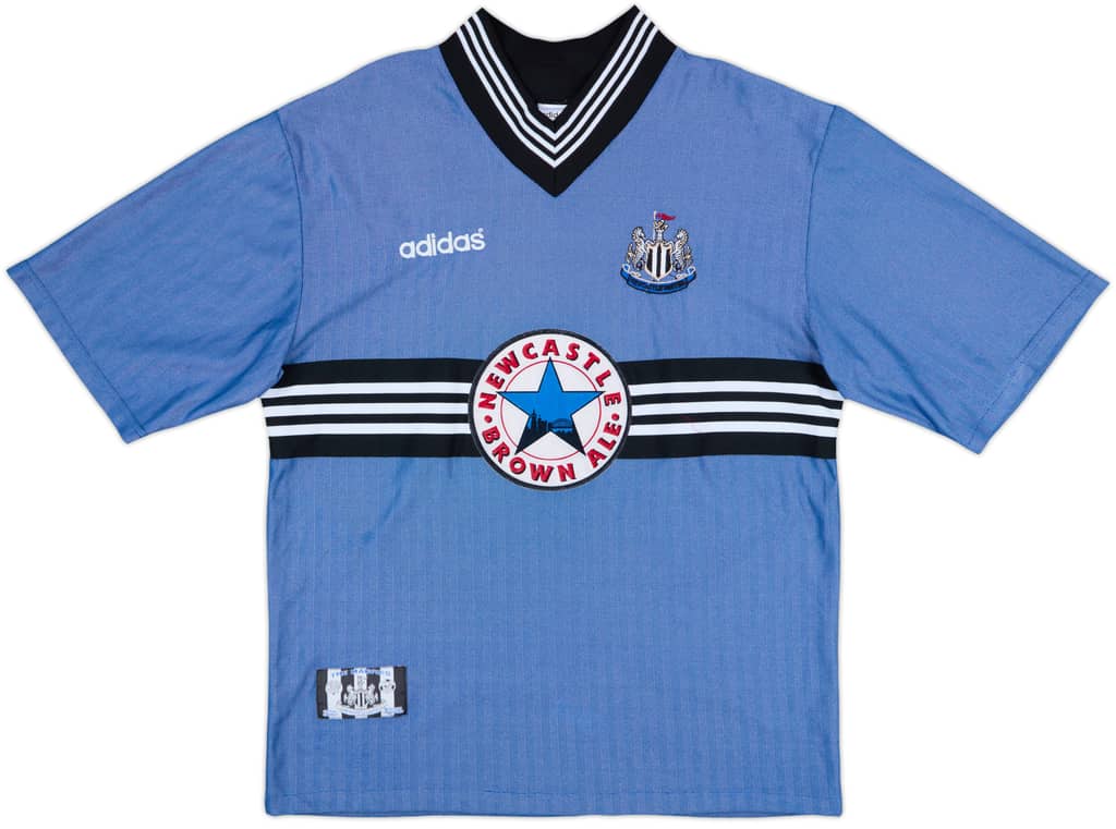 1996-97 Newcastle Away Shirt Asprilla #11 - 7/10 - (L)