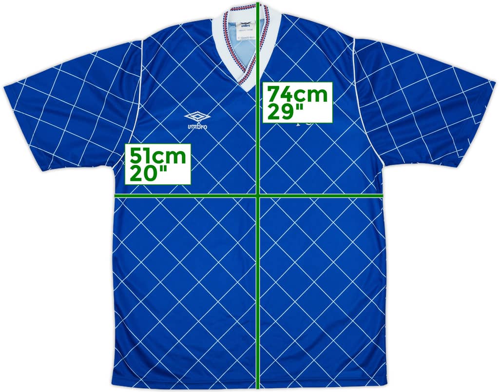 1987-89 Chelsea Home Shirt - 10/10 - (M)