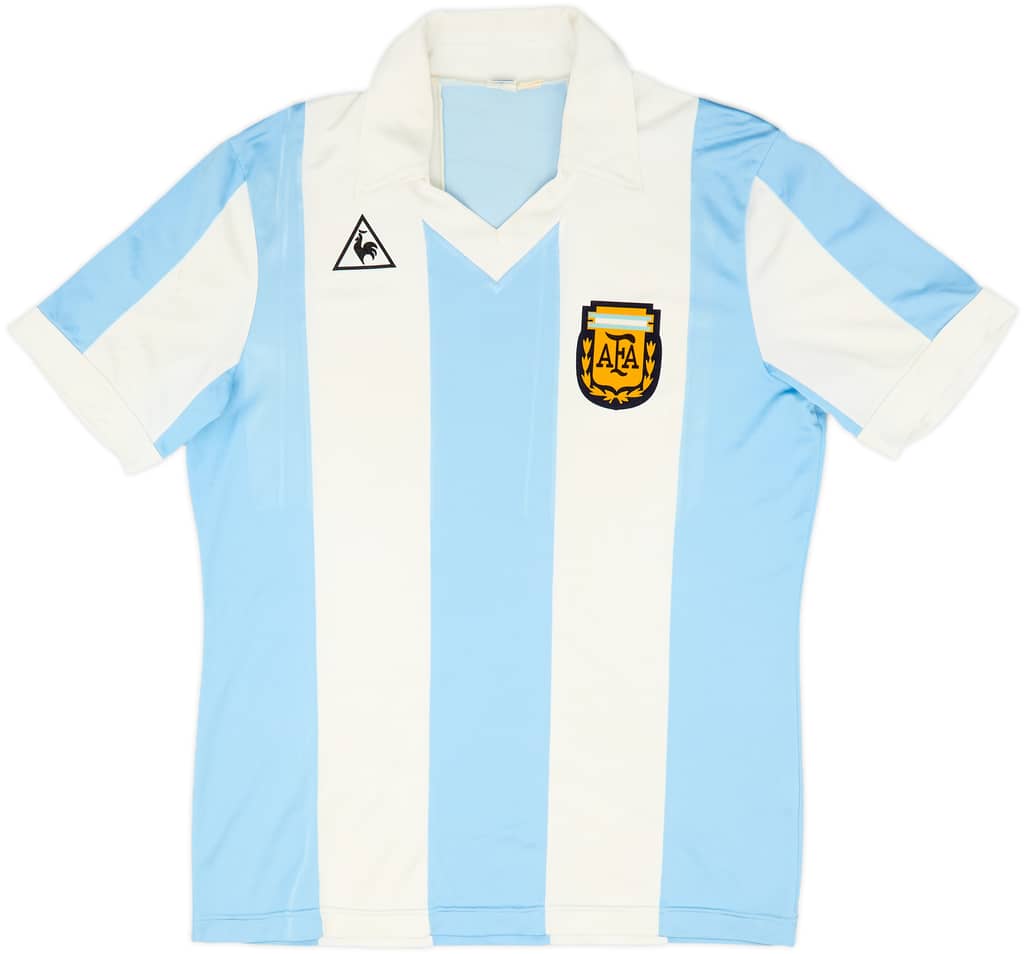 1980-82 Argentina Home Shirt - 8/10 - (XL)