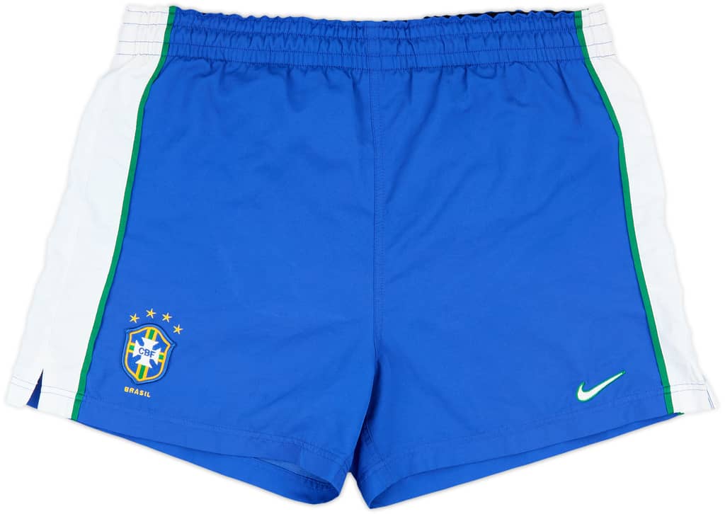 1998-00 Brazil Home Shorts - 6/10 - (L)