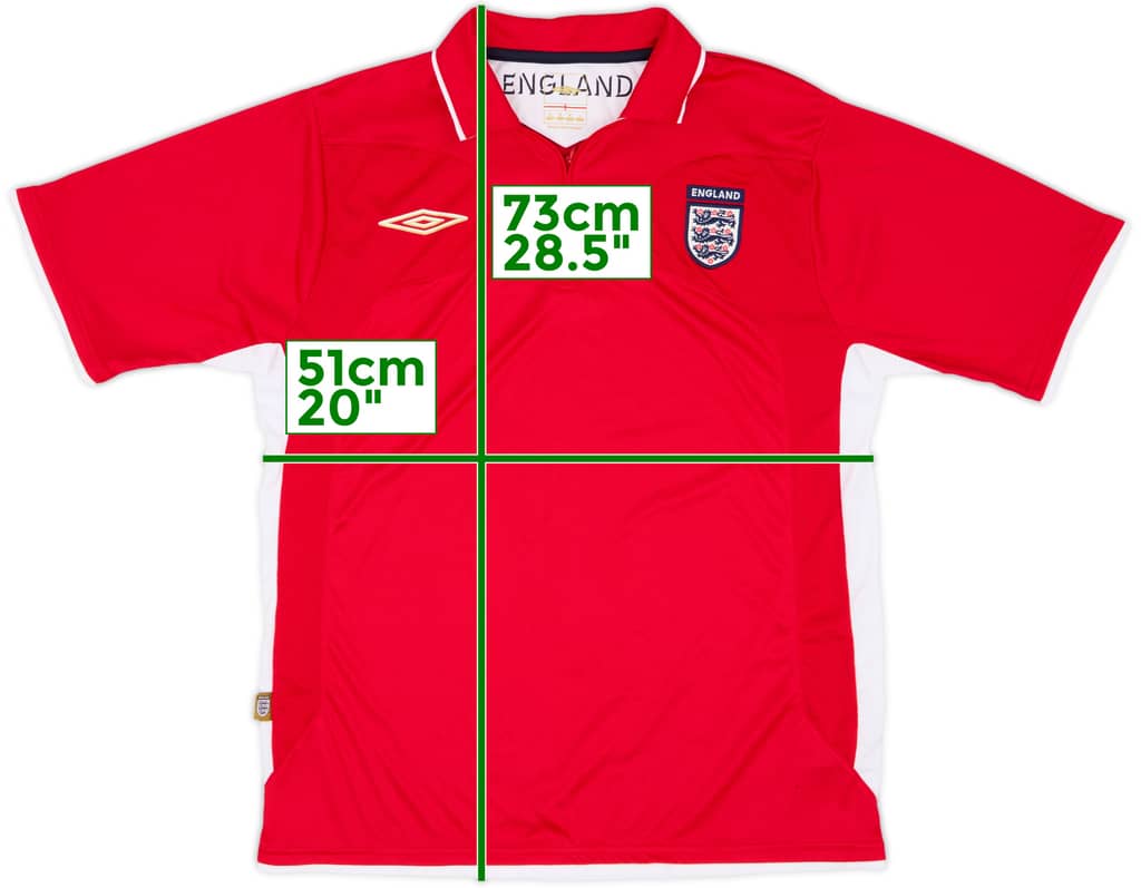2006-07 England Umbro 1/4 Zip Polo Shirt - 6/10 - (M)
