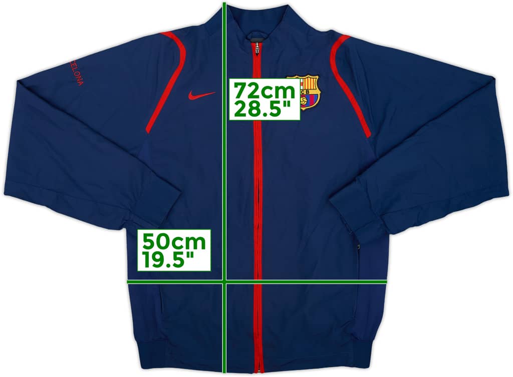 2006-07 Barcelona Nike Track Jacket - 8/10 - (M)