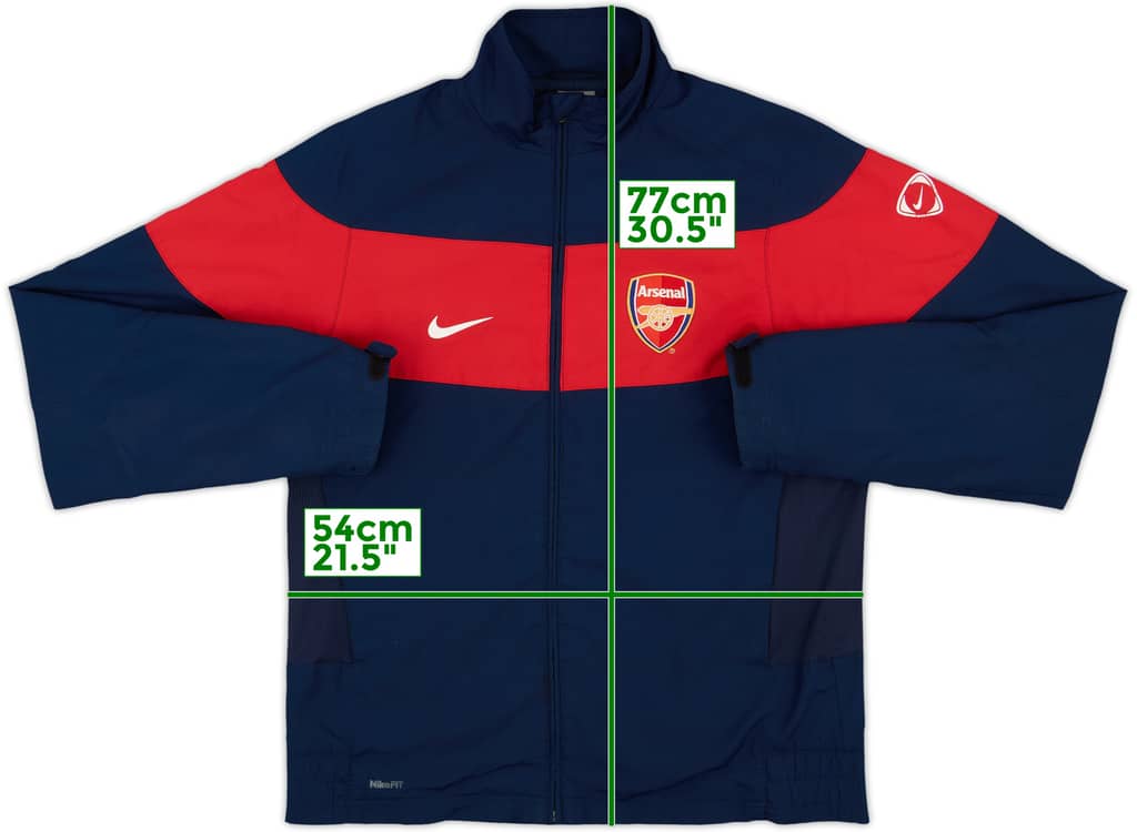 2009-10 Arsenal Nike Track Jacket - 7/10 - (L)