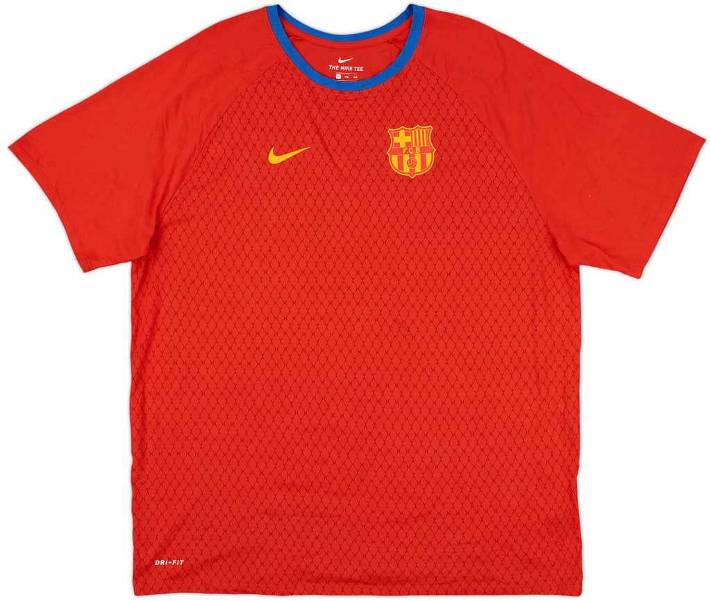 2017-18 Barcelona Nike Cotton Tee - 10/10 - (XXL)