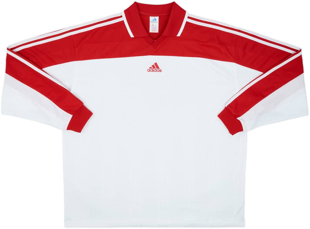 2000-01 adidas Template L/S Shirt - 9/10 - (XXL)