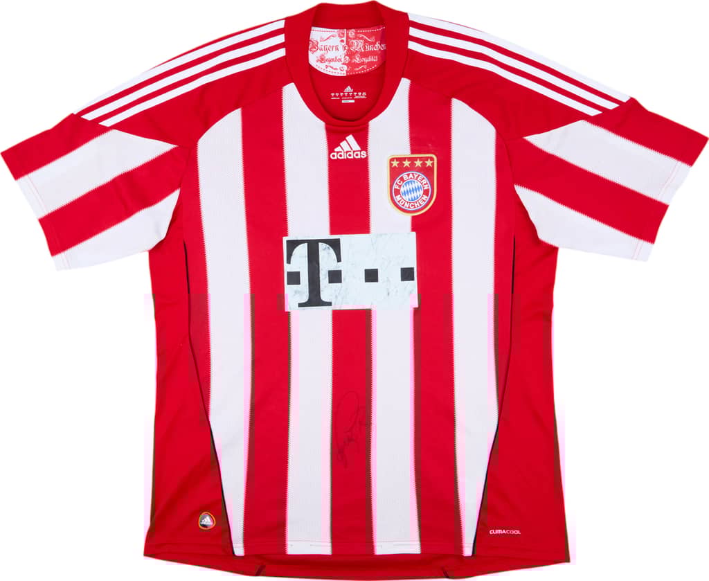 2010-11 Bayern Munich Signed Home Shirt - 5/10 - (XL)