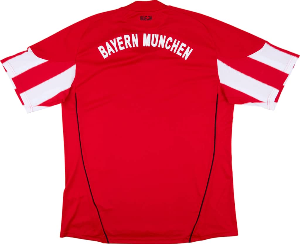2010-11 Bayern Munich Signed Home Shirt - 5/10 - (XL)