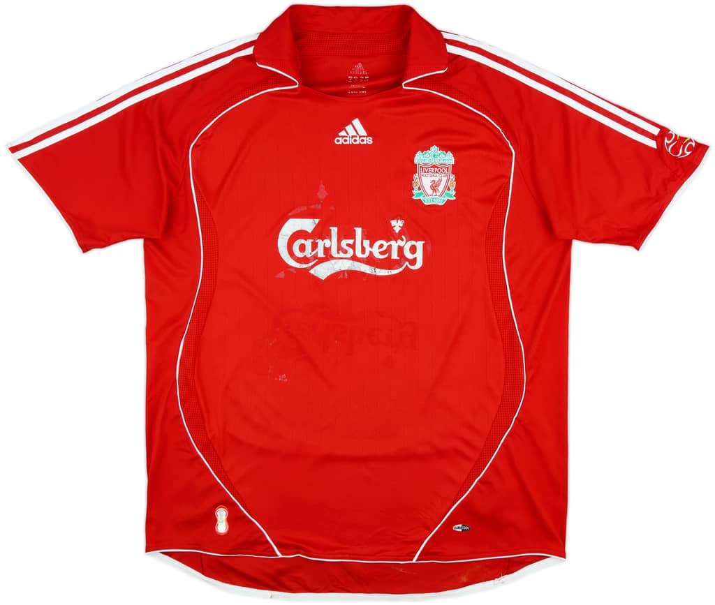 2006-08 Liverpool Home Shirt - 4/10 - (XL)