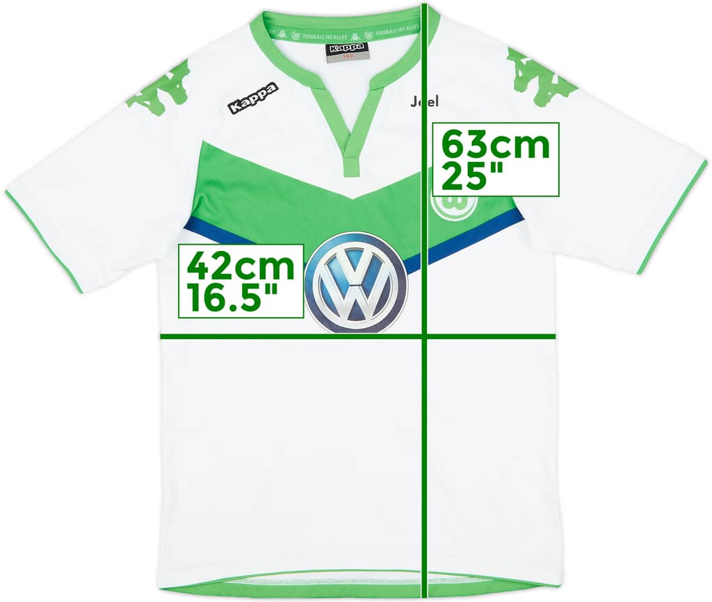 2015-16 Wolfsburg Home Shirt - 7/10 - (L.Boys)