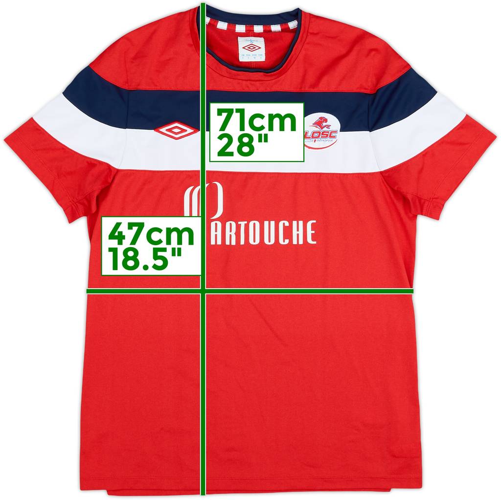 2011-12 Lille Home Shirt - 9/10 - (S)