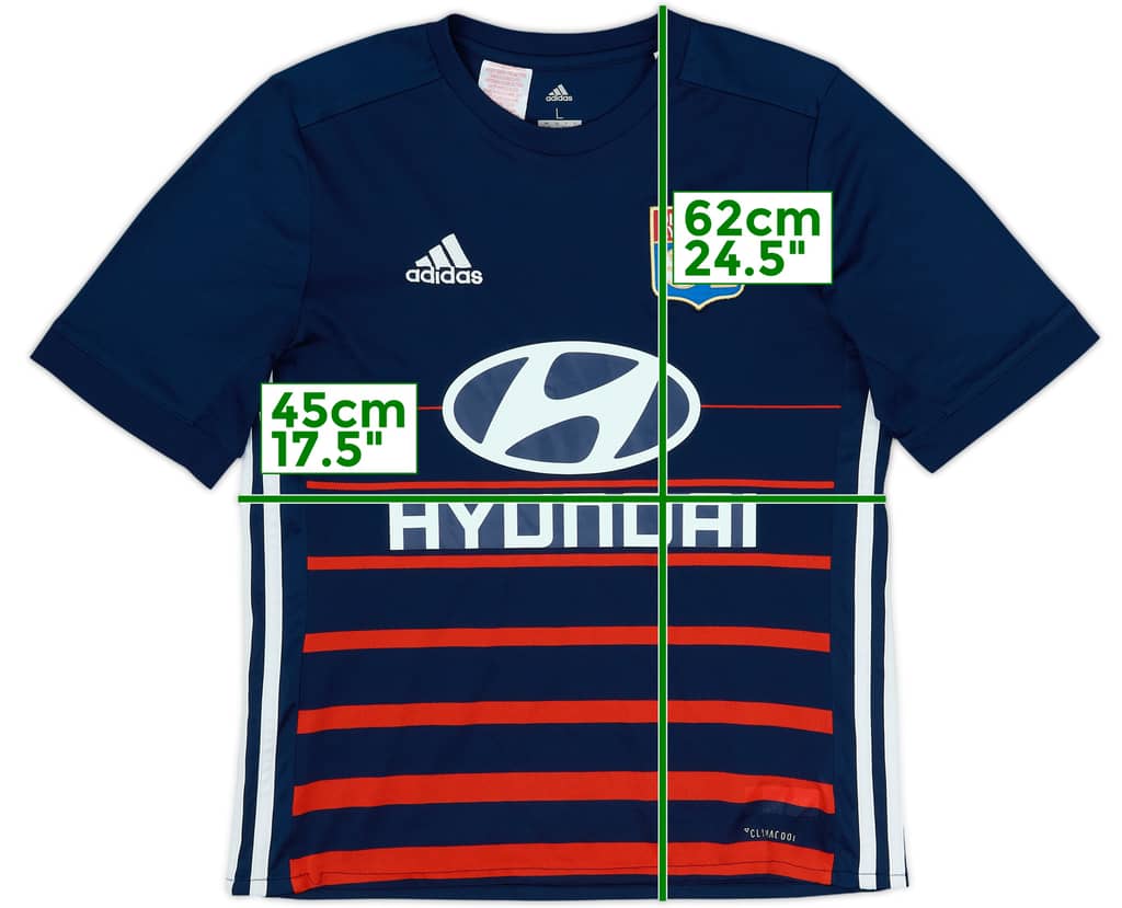 2017-18 Lyon Away Shirt - 8/10 - (12-13 Years)