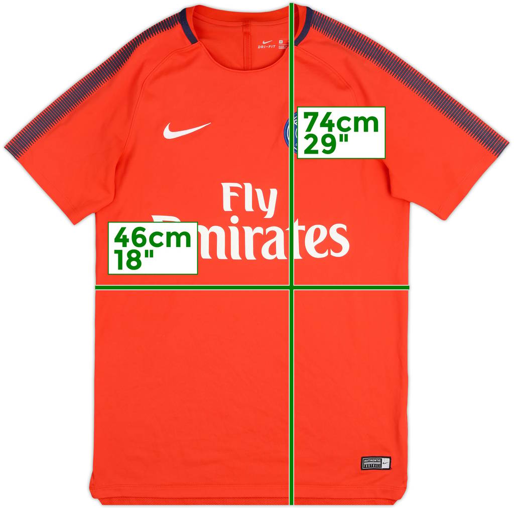 2017-18 Paris Saint-Germain Nike Training Shirt - 8/10 - (M)