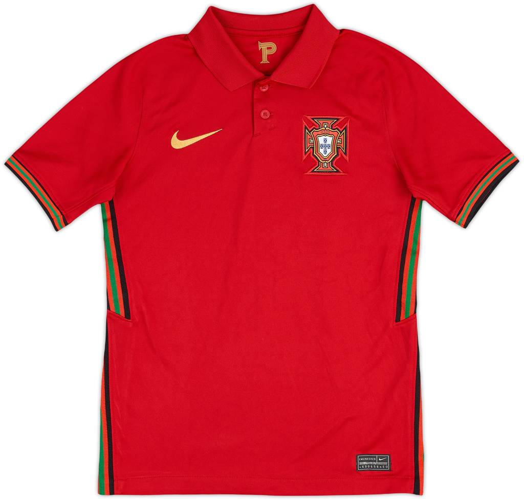 2020-21 Portugal Home Shirt - 8/10 - (M.Boys)