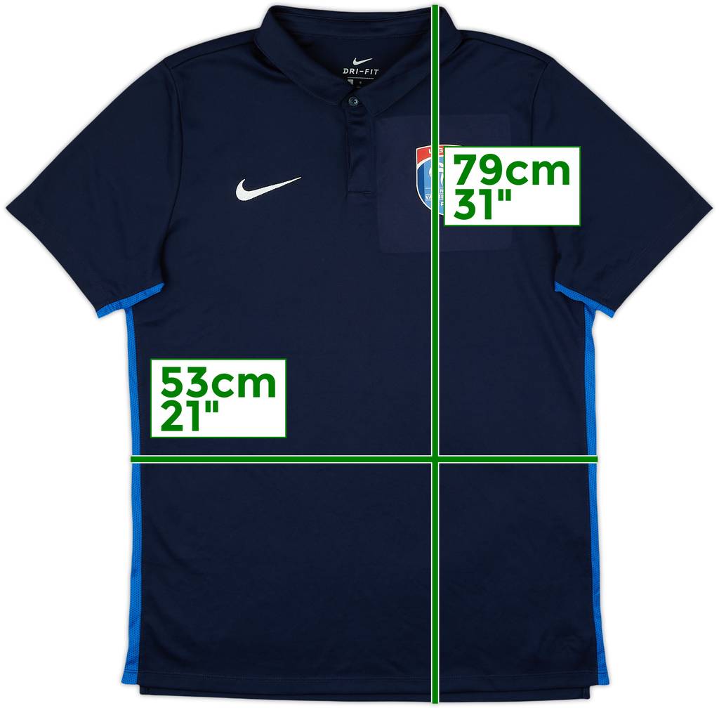 2010s France FFF Nike Polo Shirt - 8/10 - (L)