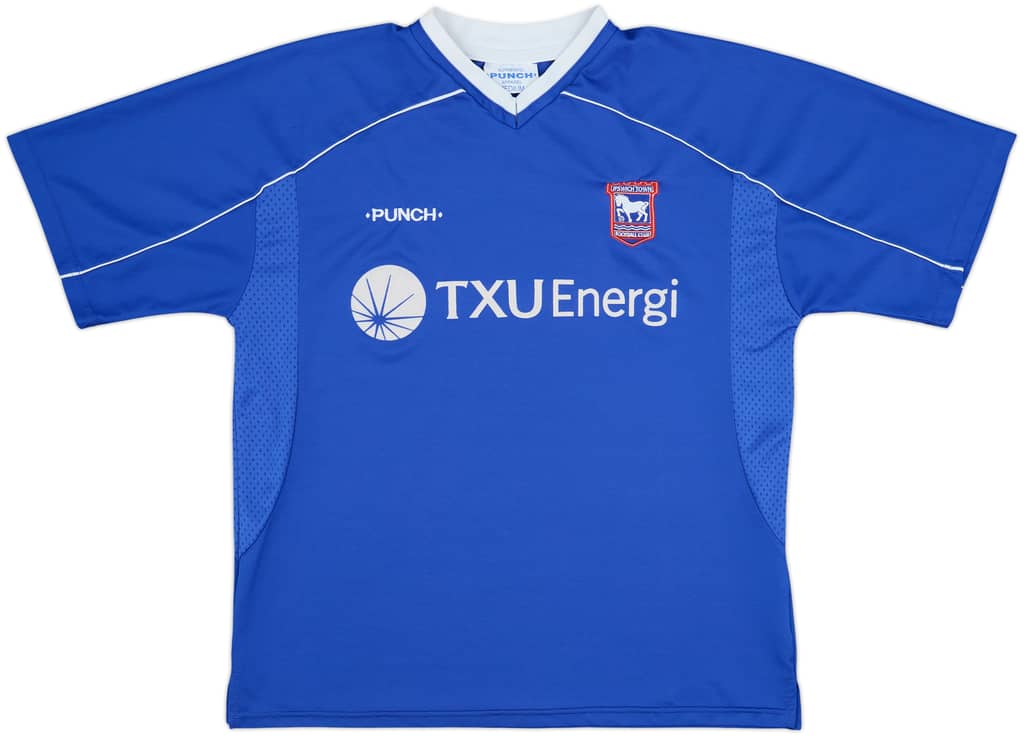 2001-02 Ipswich Home Shirt - 8/10 - (M)
