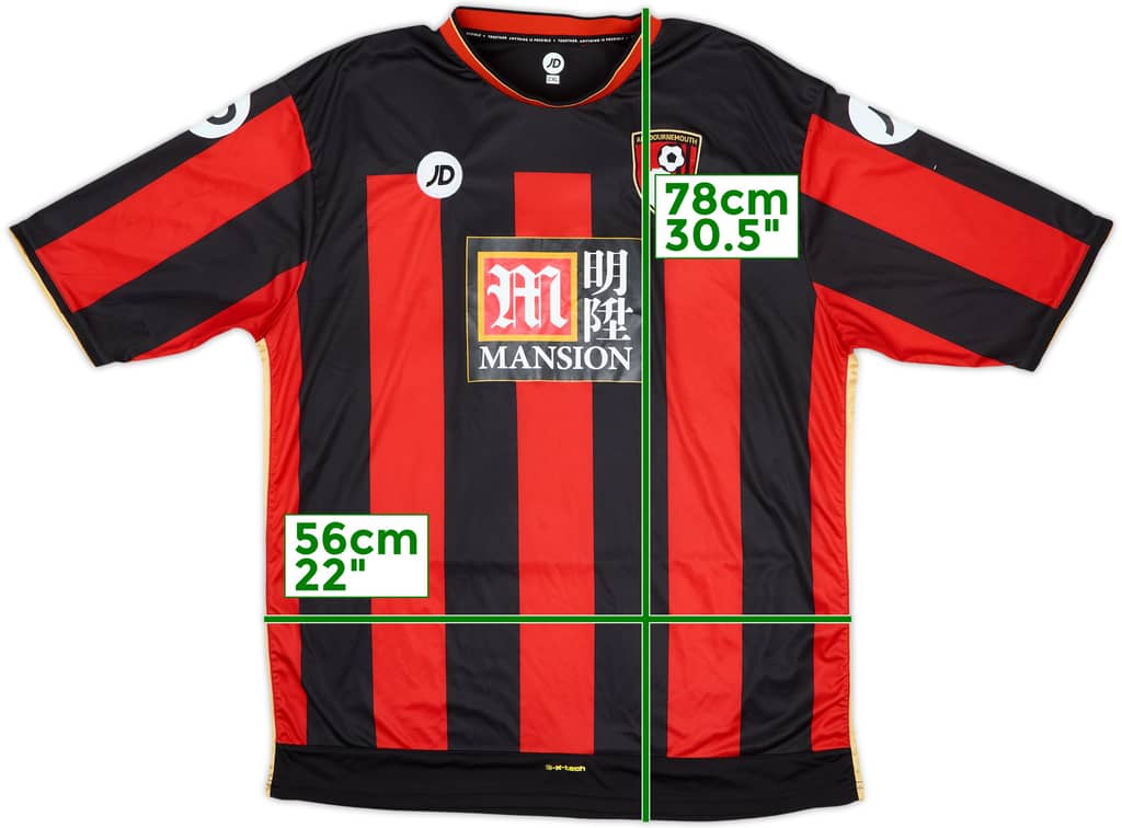 2015-16 Bournemouth Home Shirt - 8/10 - (XXL)