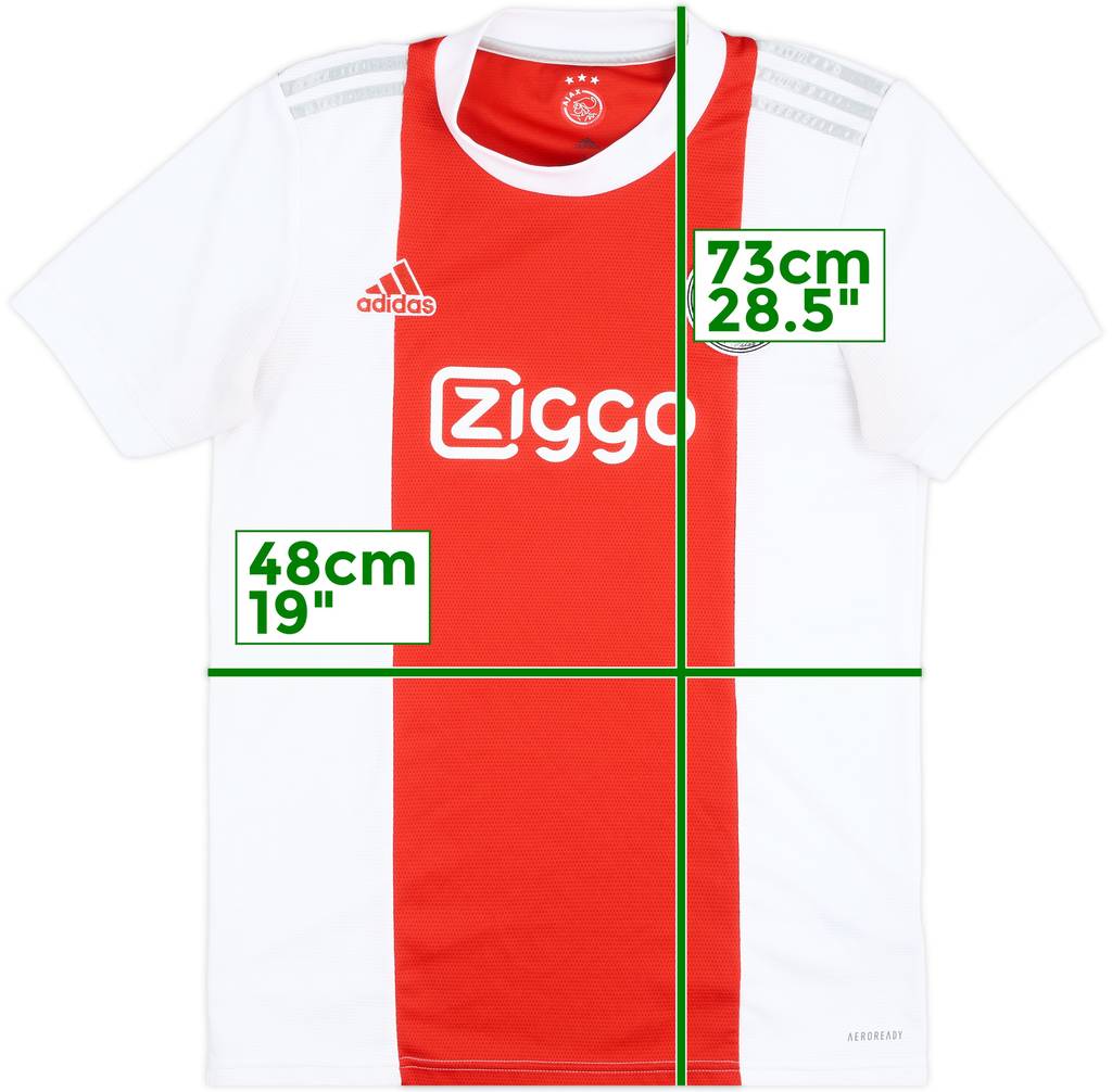 2021-22 Ajax Home Shirt - 9/10 - (M)